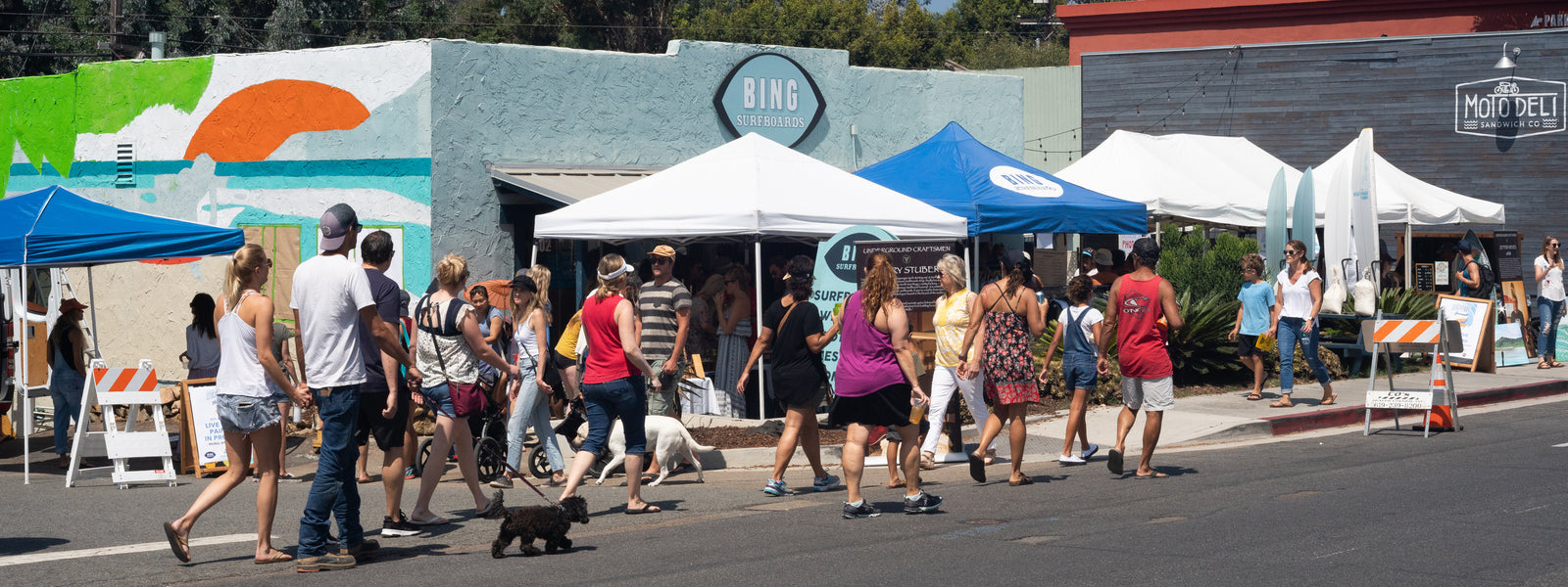 Photo Gallery from Leucadia Artwalk at Bing Surf Shop