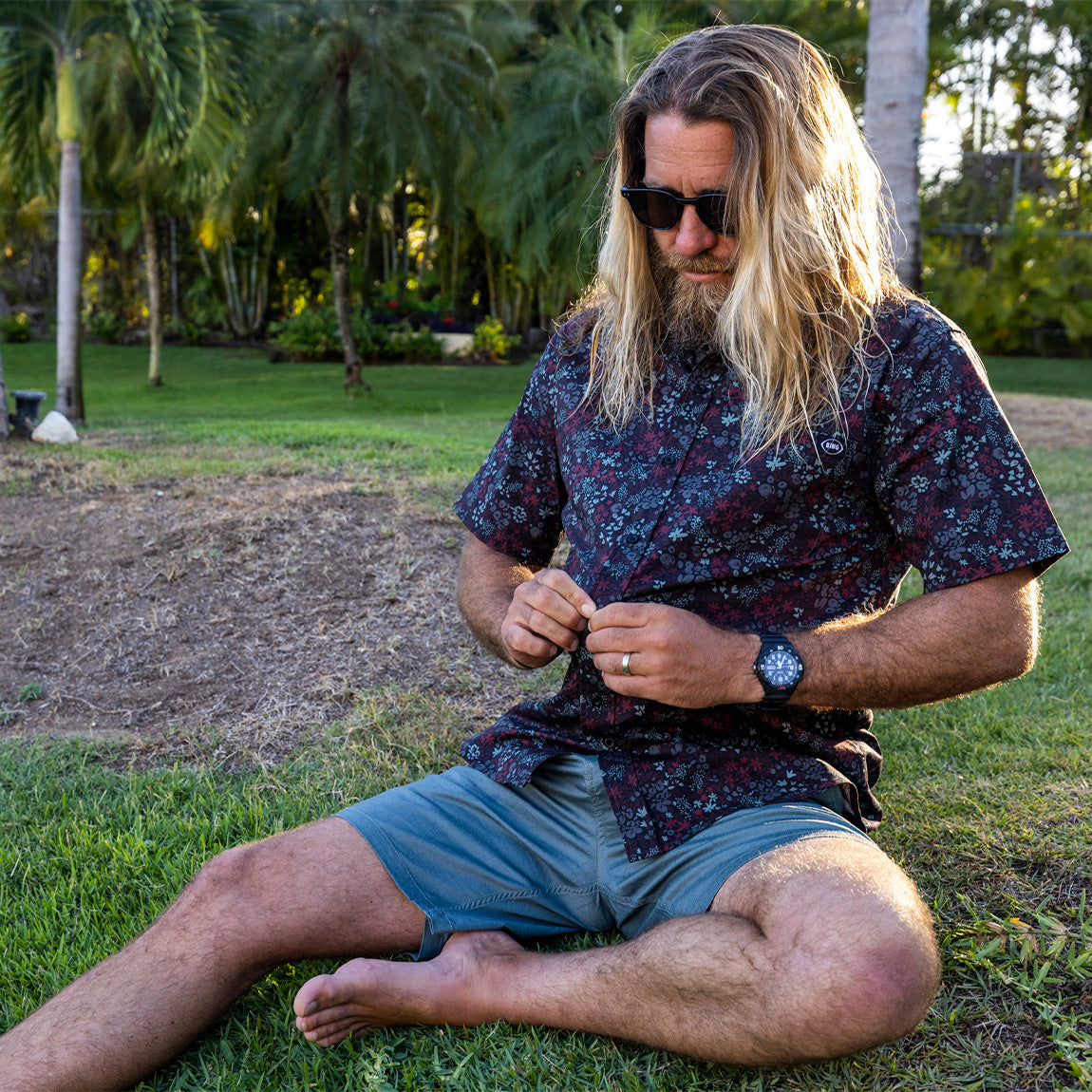 BING SHOREBREAK WOVEN - BLACK