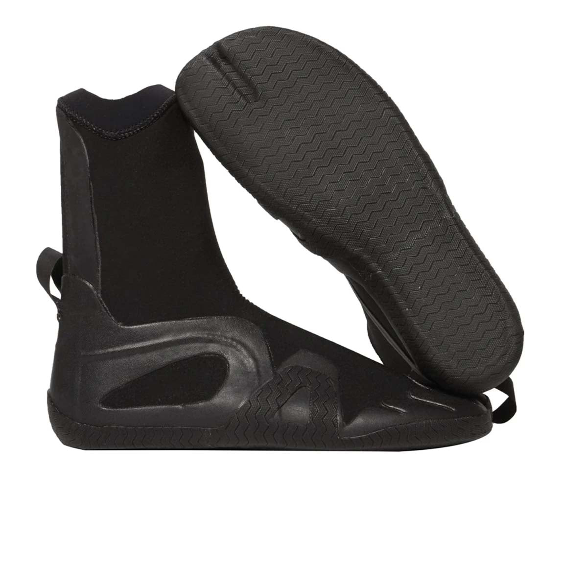 VISSLA HIGH SEAS II 3MM SPLIT TOE BOOTIE - BLK