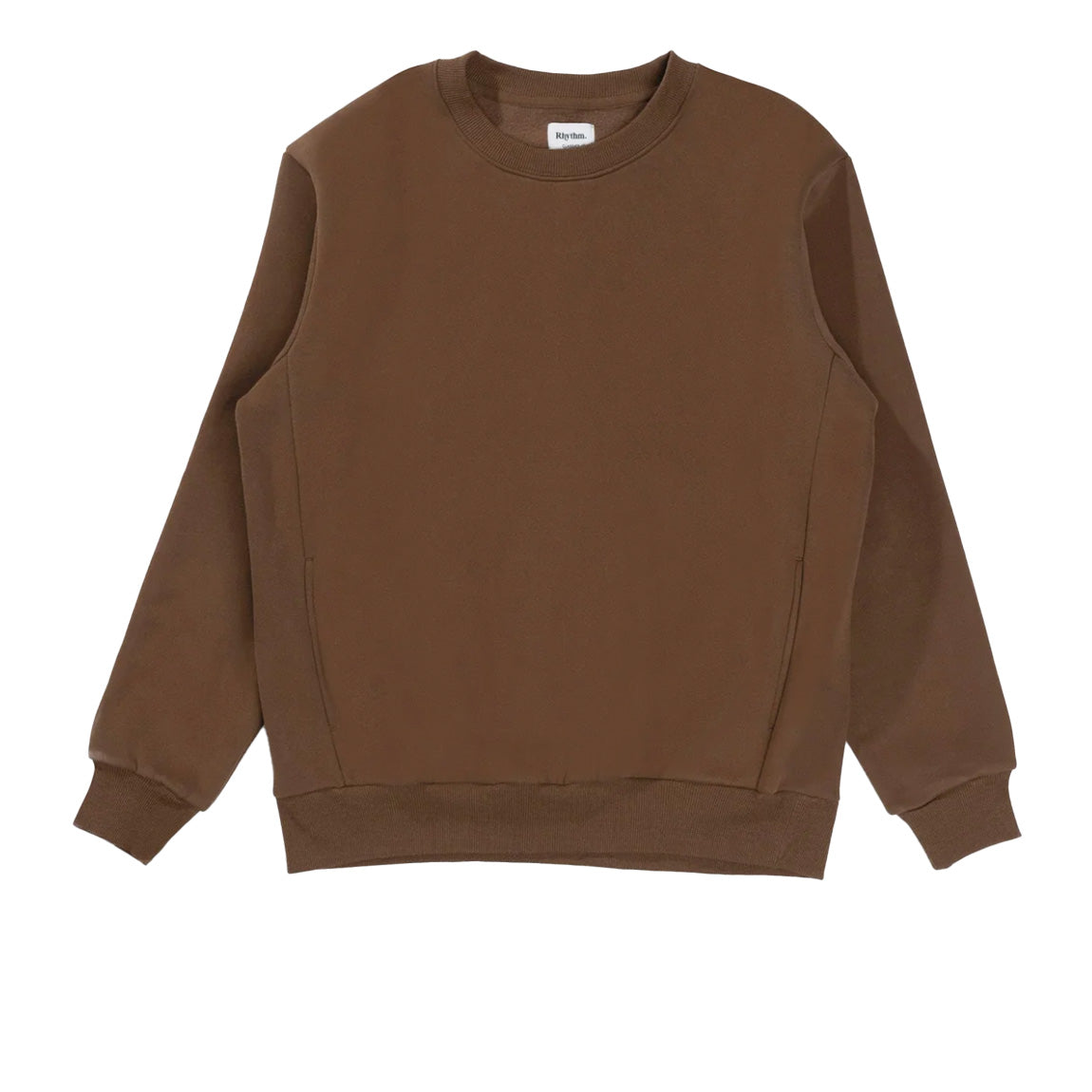 RHYTHM CLASSIC FLEECE CREW - CHOCOLATE