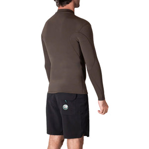 VISSLA 2MM SOLID SETS FRONT ZIP JACKET - DKE