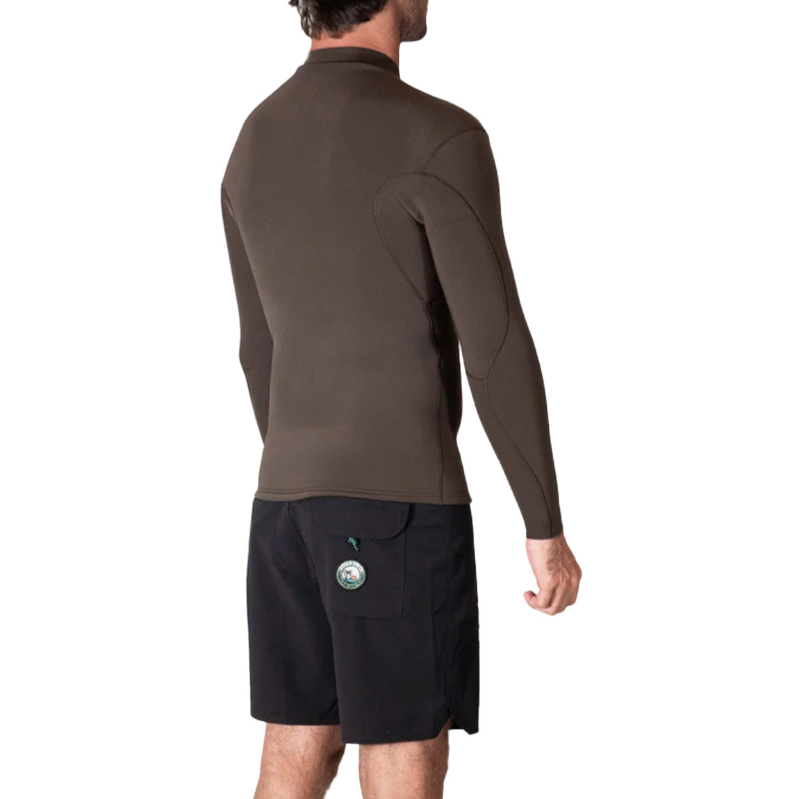 VISSLA 2MM SOLID SETS FRONT ZIP JACKET - DKE