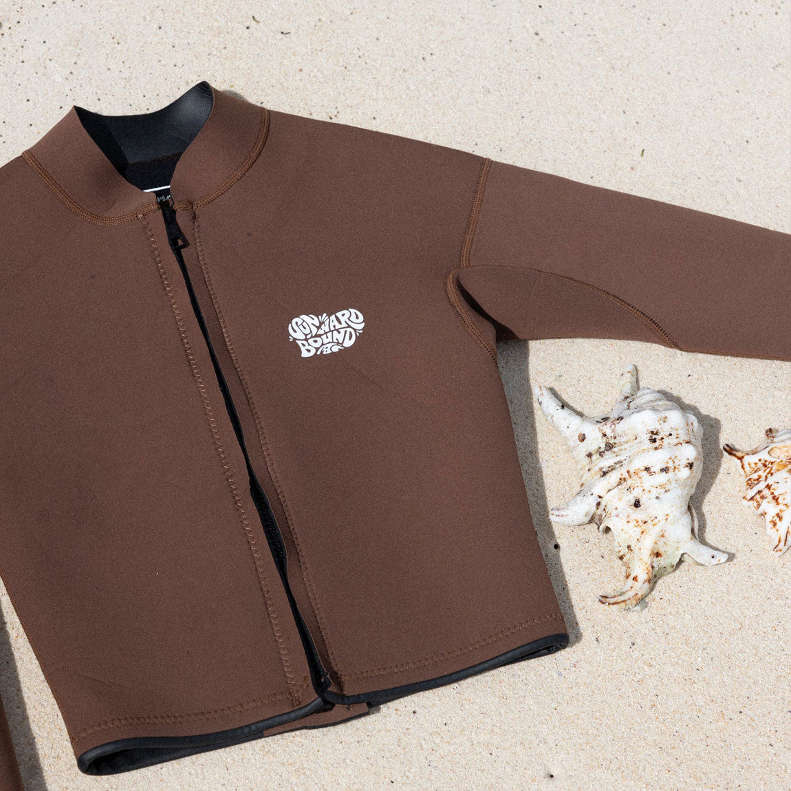 SUNWARD BOUND WETSUIT JACKET - COFFEE