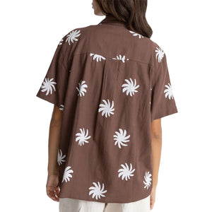 RHYTHM BLAIR S/S SHIRT - CHOCOLATE