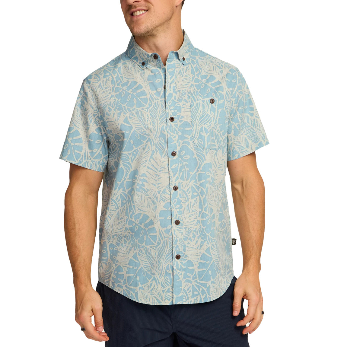 HOWLER BROS. MANSFIELD SHIRT - LEAFY LITHO