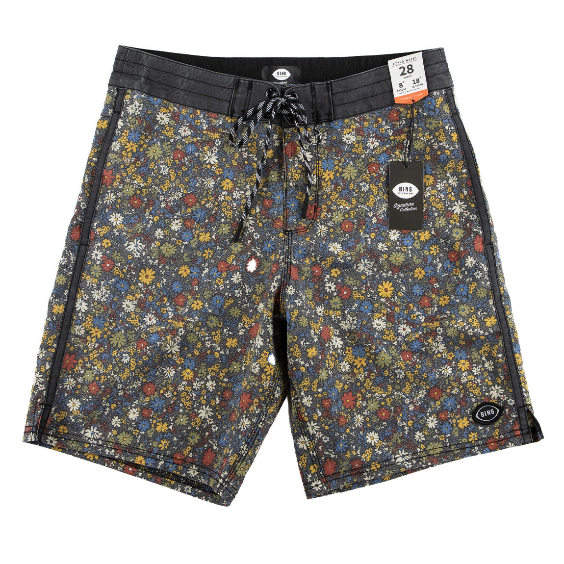 BING SWAMI'S BOARDSHORTS - BLACK