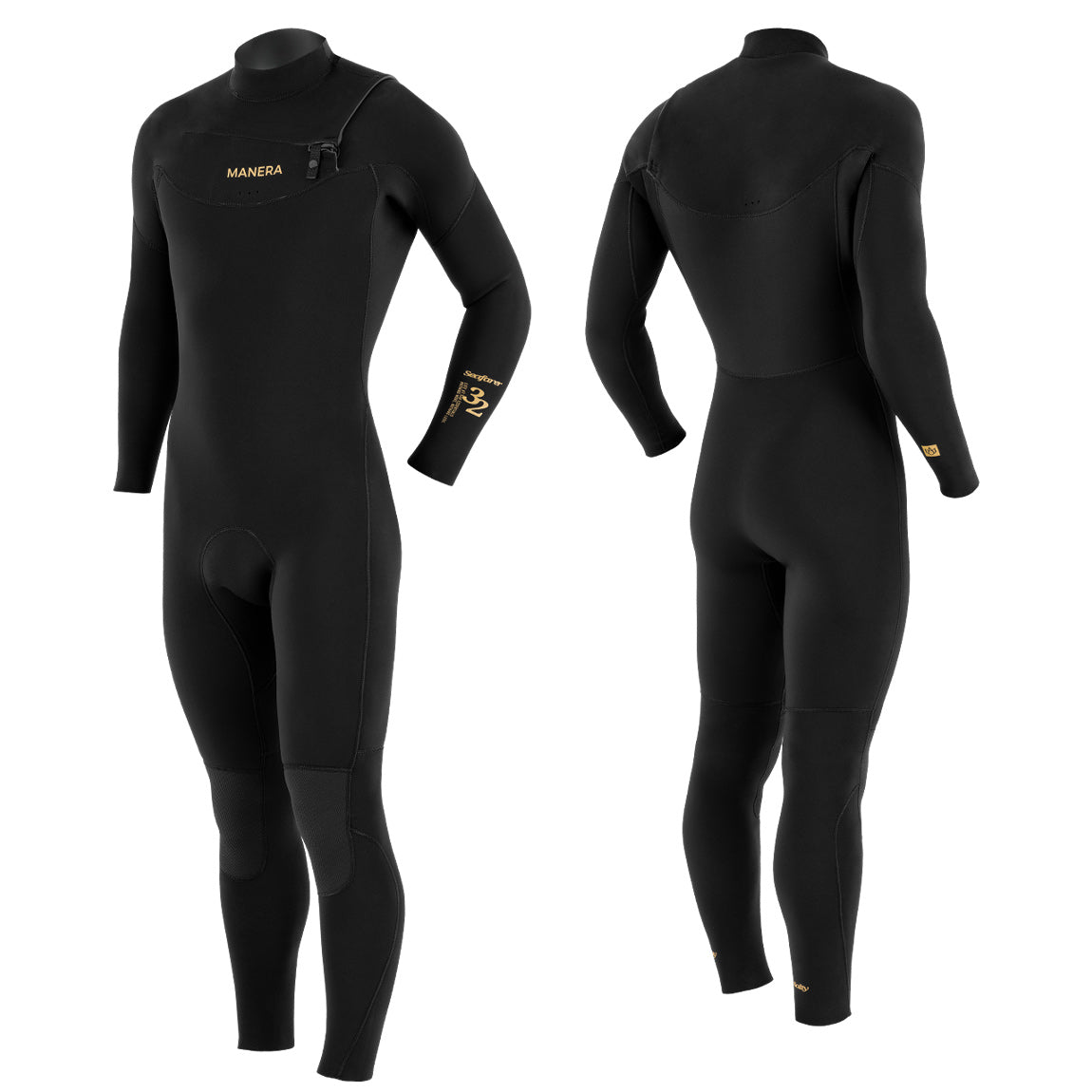 MANERA SEAFARER FZ 3/2 FULL - BLACK - Bing Surfboards