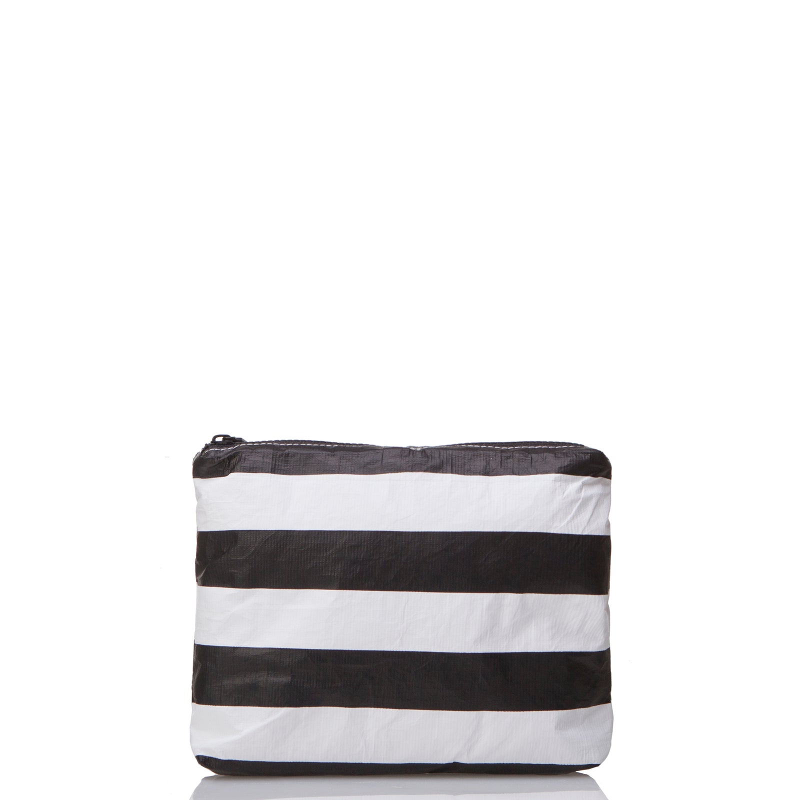 BYRON BAY STRIPES Small Pouch Black/White