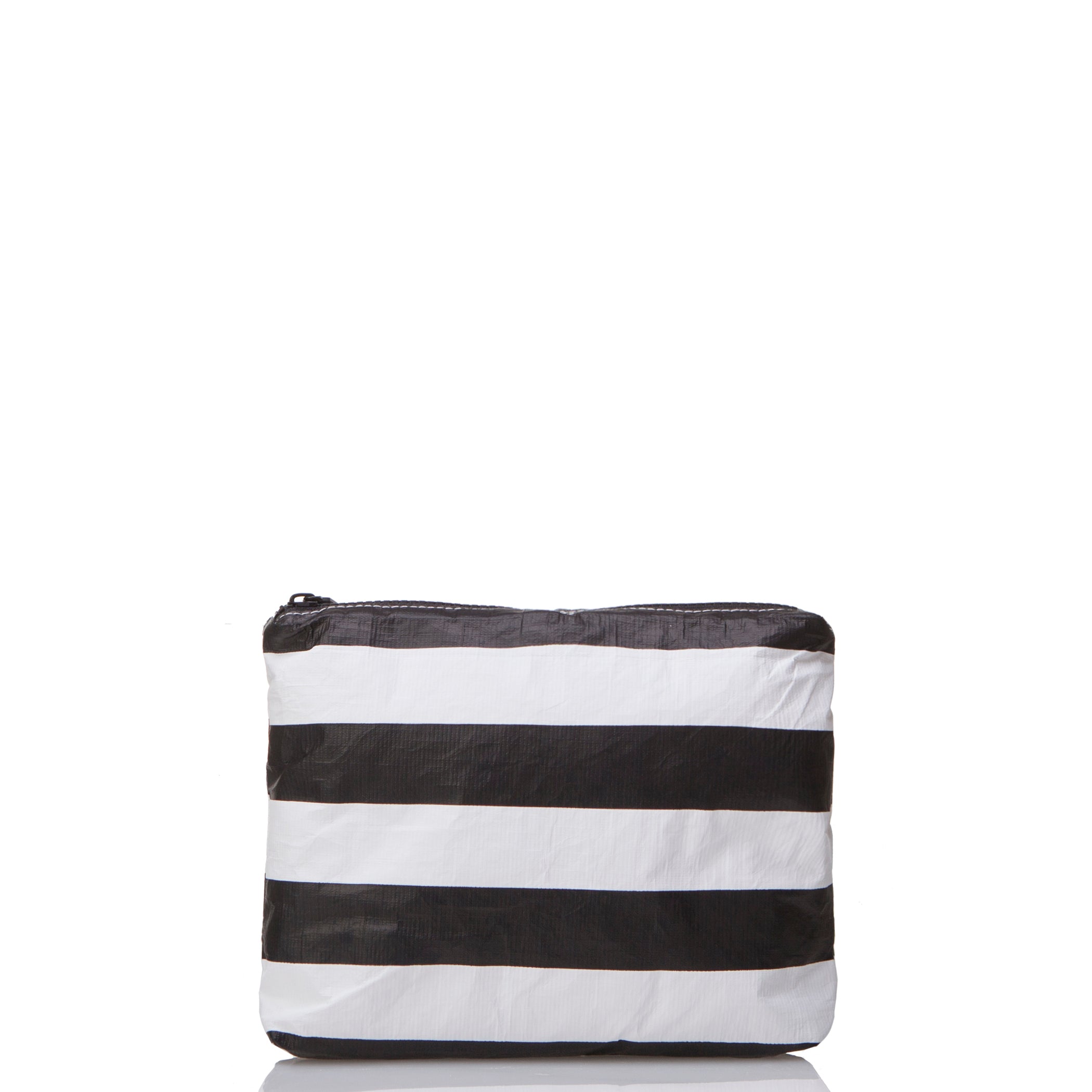 BYRON BAY STRIPES Small Pouch Black/White