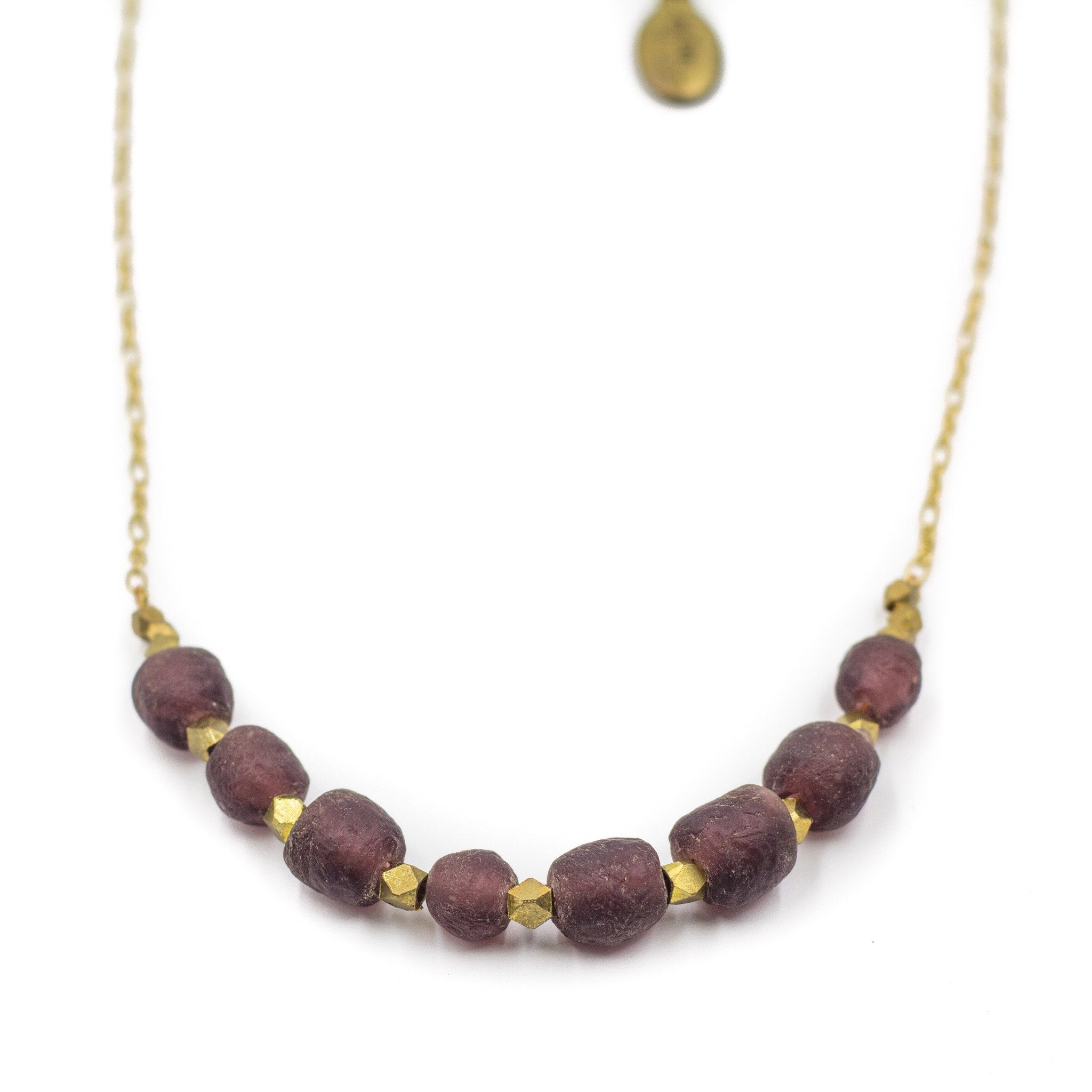 SEAGLASS Necklace Purple