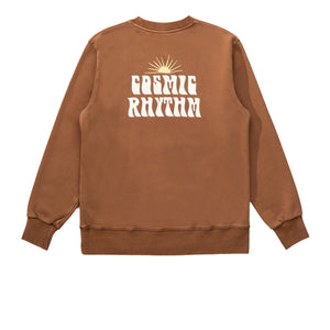 RHYTHM COSMIC FLEECE CREW - CLAY