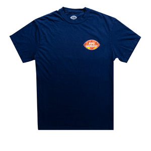 FLORAL CAT EYE S/S T-SHIRT TRUE NAVY