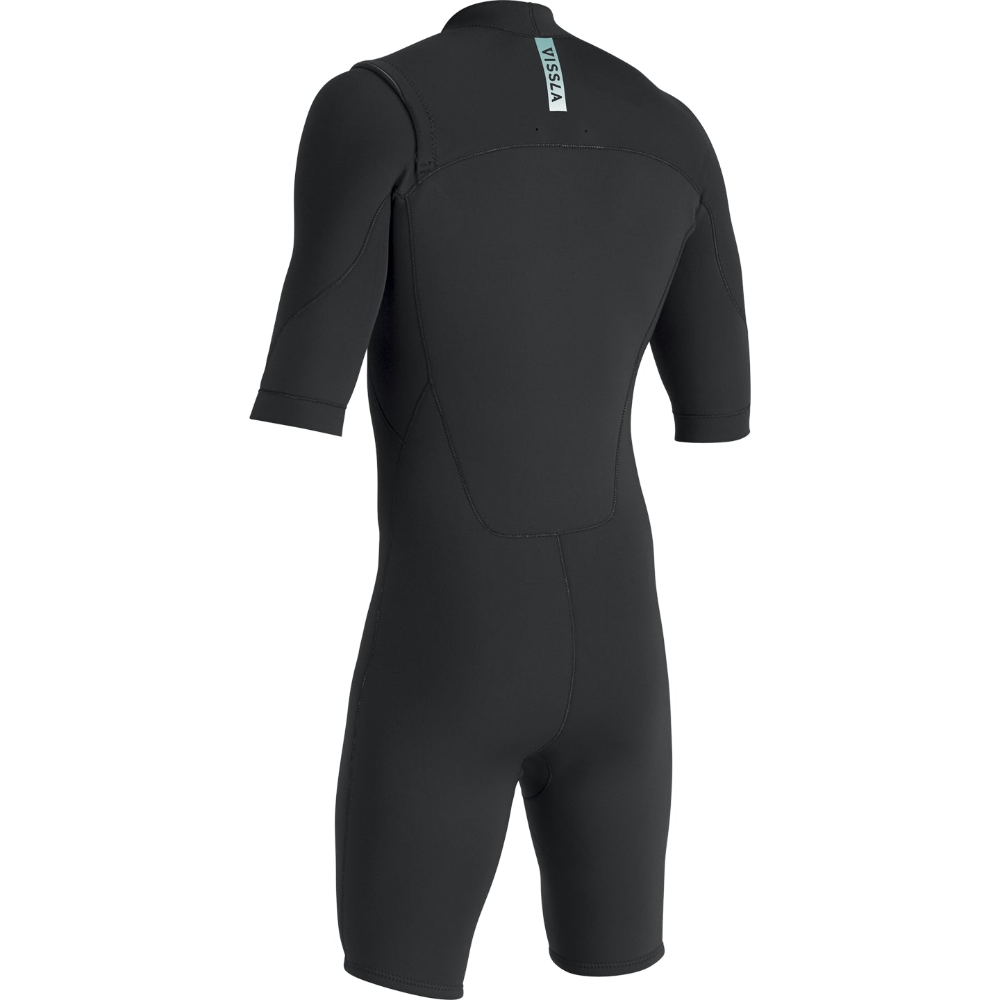 SHORT SLEEVE SPRING SUIT BLACK WITH JADE 2MM