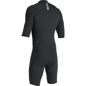 SHORT SLEEVE SPRING SUIT BLACK WITH JADE 2MM