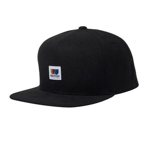 BRIXTON ALTON SNAPBACK - BLACK HEMP