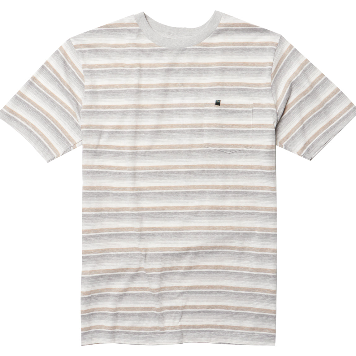 POCITOS POCKET TEE LIGHT GREY HEATHER