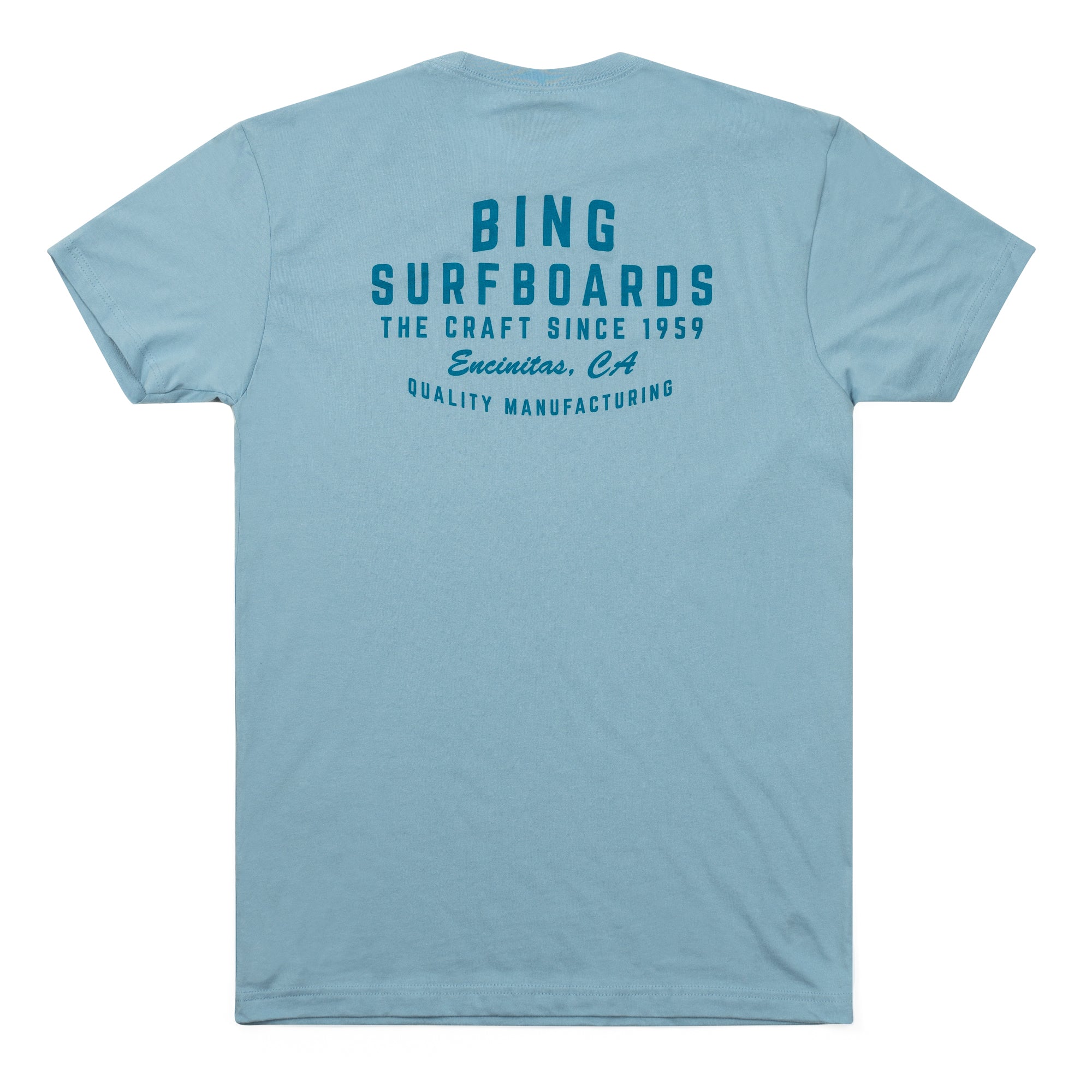 QUALITY MANUFACTURING Premium S/S T-Shirt - Stonewash Denim