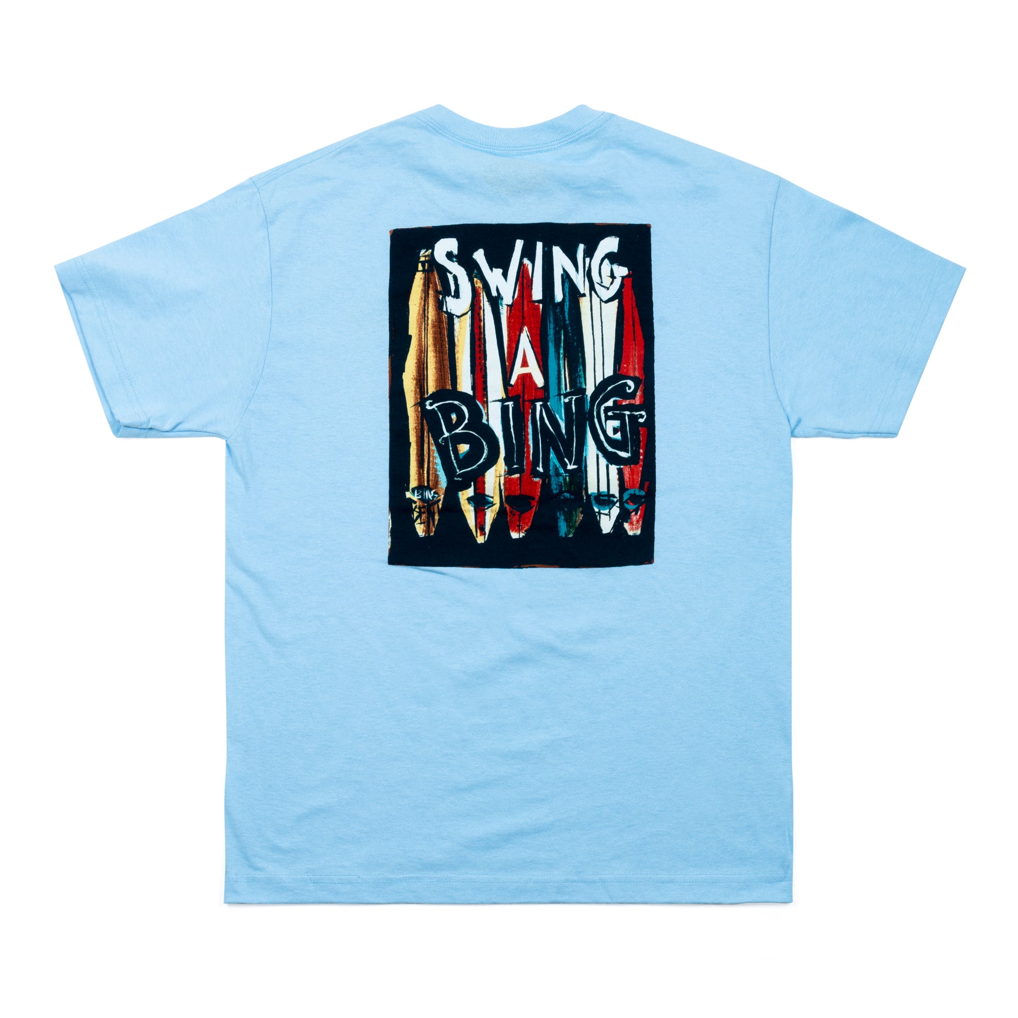 SWING A BING Premium S/S T-Shirt - Powder Blue