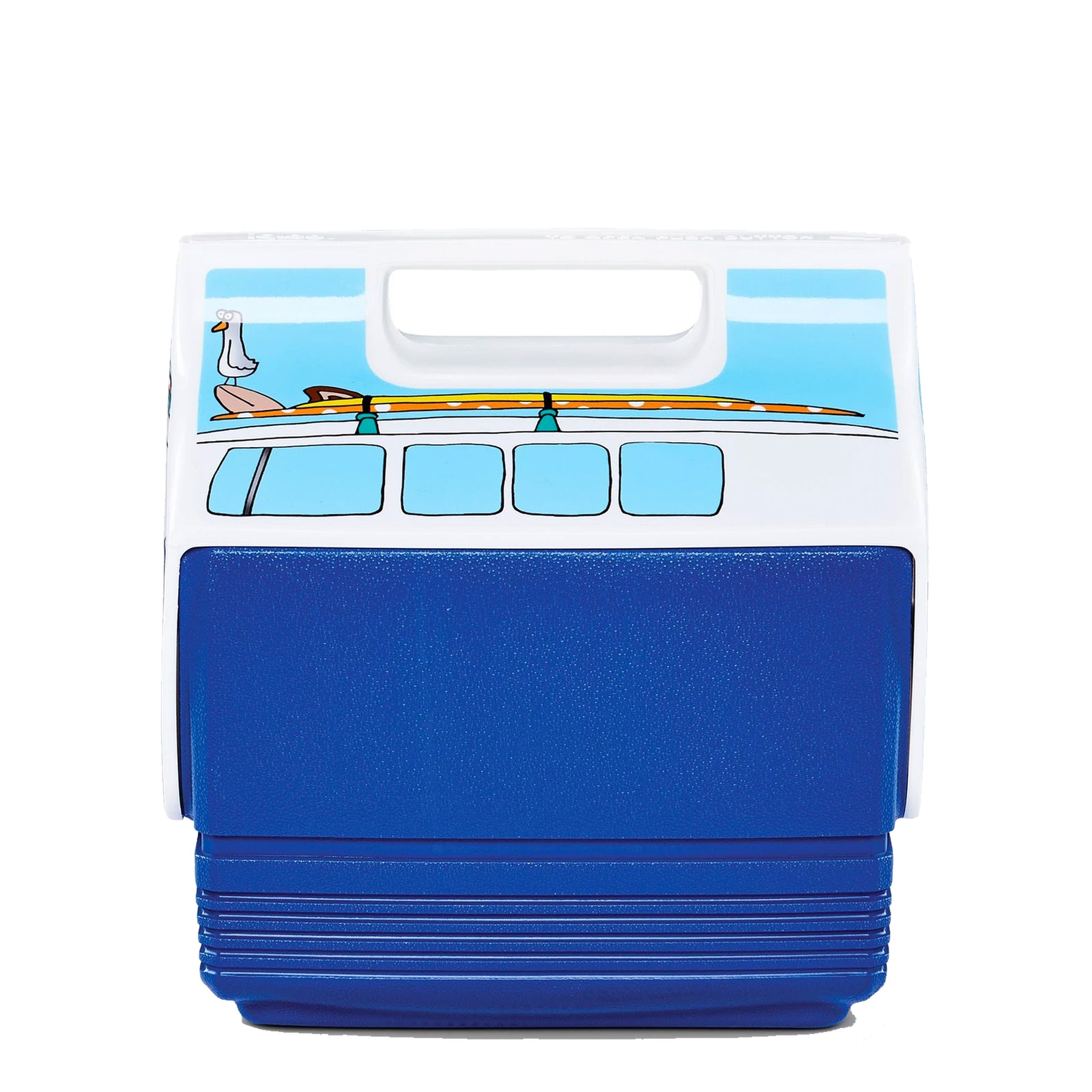 MINI VW VAN BLUE 4 QT COOLER