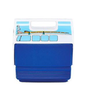 MINI VW VAN BLUE 4 QT COOLER