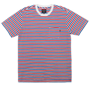 DARK SEAS GREENPORT KNIT - RED/ROYAL