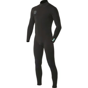 VISSLA 7 SEAS 4/3 FULL BACK ZIP - BLK