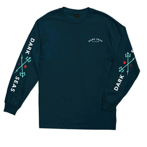 DARK SEAS HEADMASTER L/S TEE - NVY