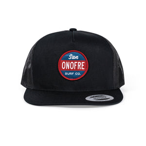 CIRCLE TRUCKER HAT BLACK