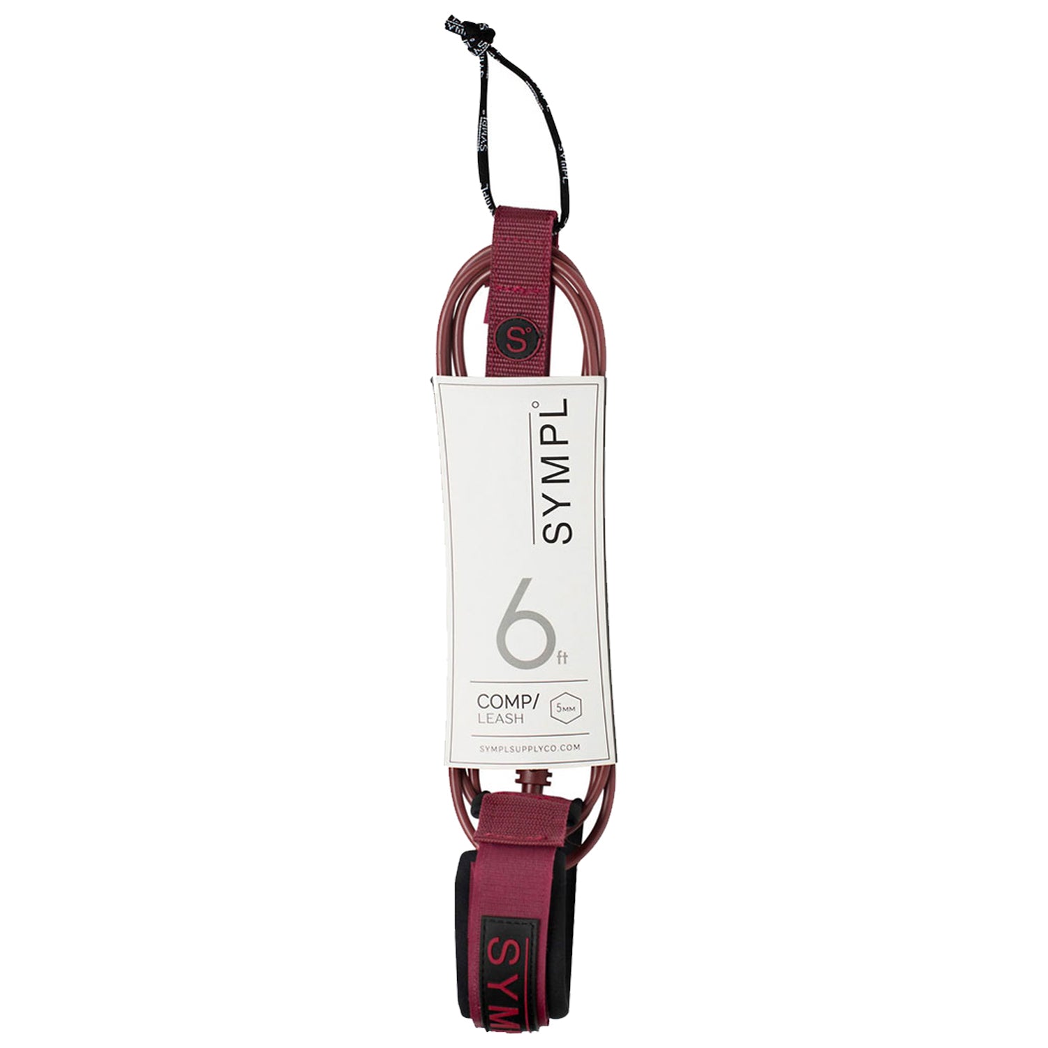 COMP LEASH RON BURGUNDY 6'