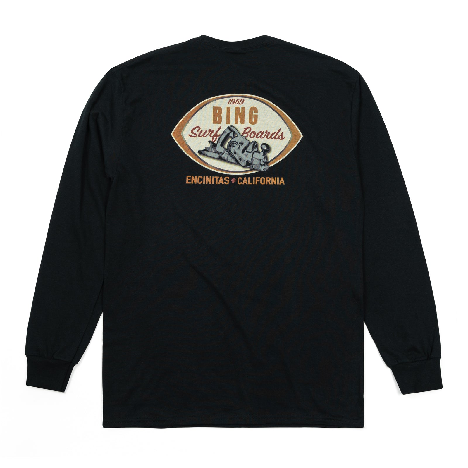 BING PLANER Premium L/S T-Shirt - Black