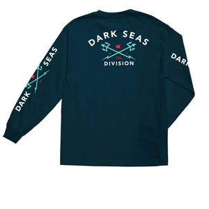 DARK SEAS HEADMASTER L/S TEE - NVY