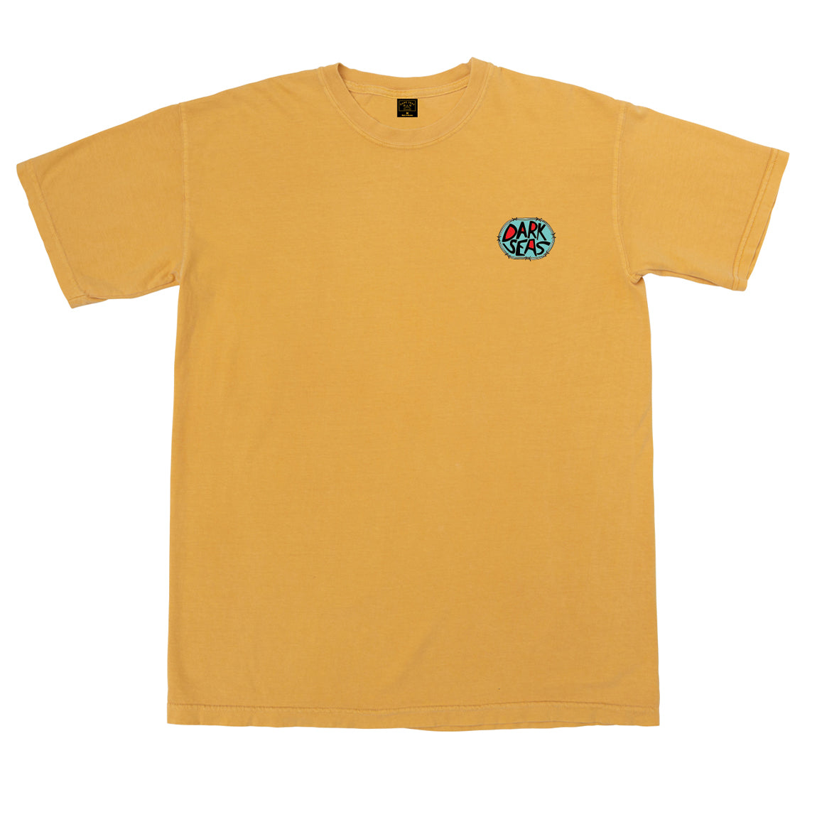 DARK SEAS WHITE RICE TEE - MUSTARD