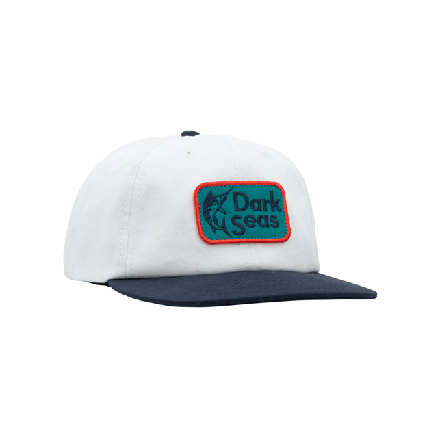 DARK SEAS ST. PETERSBERG HAT - WHT/NVY