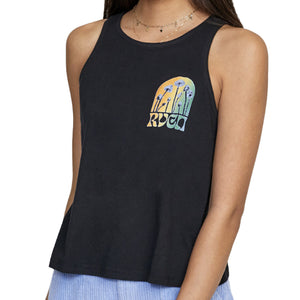 RVCA DREAM FIELD TANK - BLK
