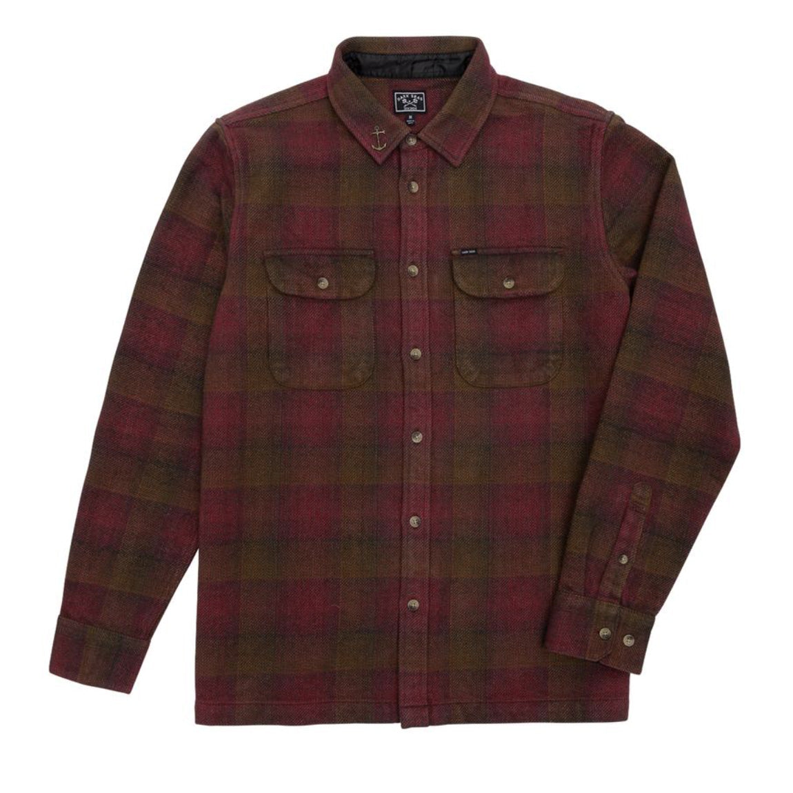 DARK SEAS COLONY WOVEN - BRN/RED