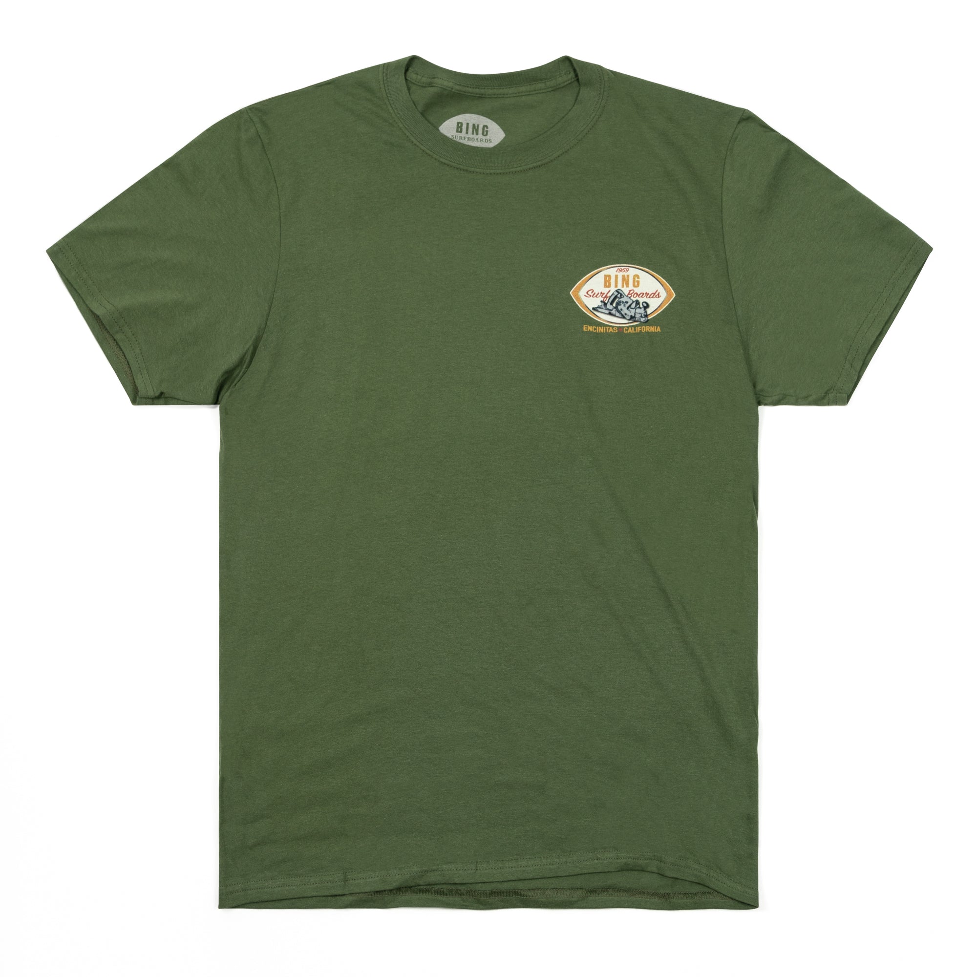 BING PLANER Premium S/S T-Shirt - Military Green