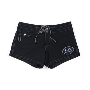 BIRDWELL X BING WOMEN'S BOARDSHORT BLACK