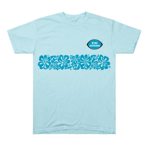 FLORAL BAND Premium Classic S/S T-Shirt - Chambray