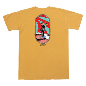 DARK SEAS WHITE RICE TEE - MUSTARD