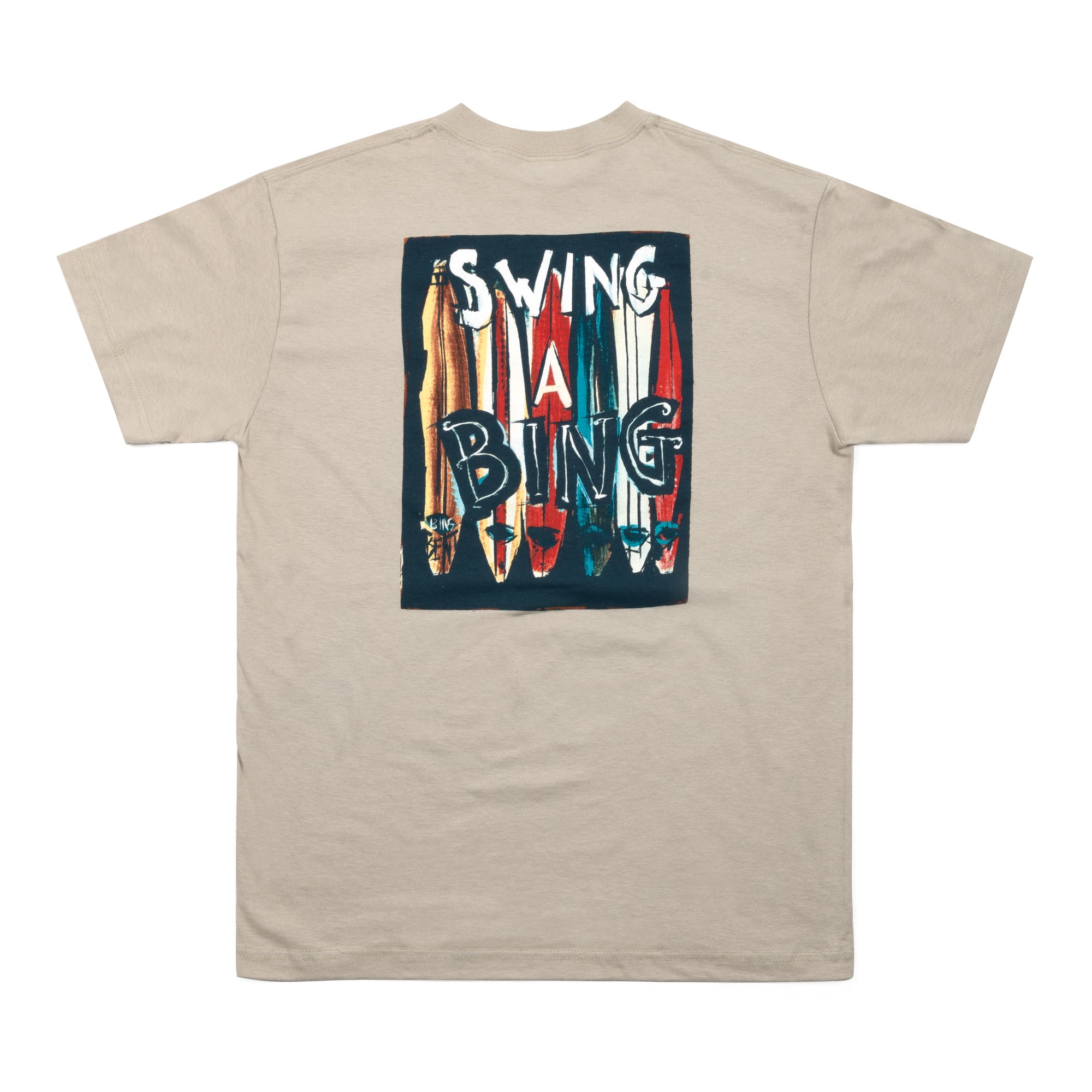 SWING A BING Premium S/S T-Shirt - Sand