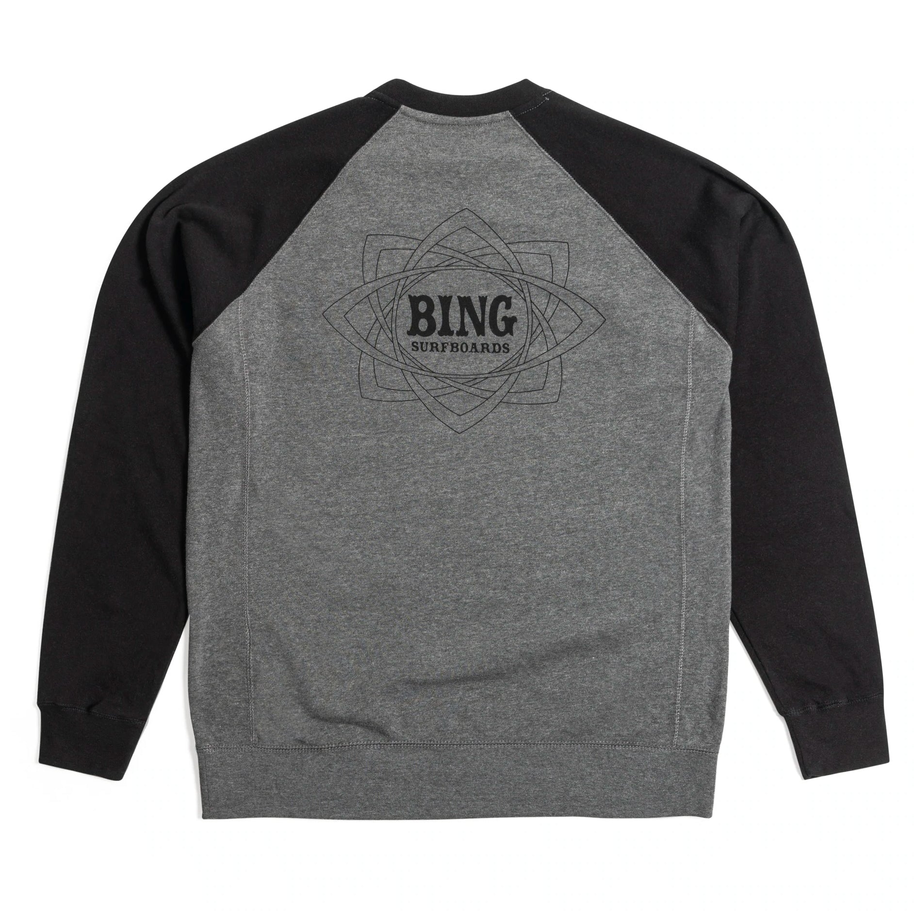 MANDALA Premium Crew Sweatshirt - Nickel / Black