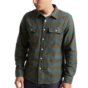 BOWERY L/S FLANNEL - OCEAN