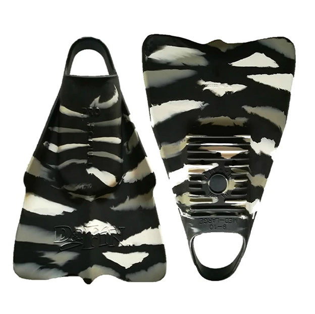 ZAK NOYLE SWIM FINS LIGHT BLACK/WHITE