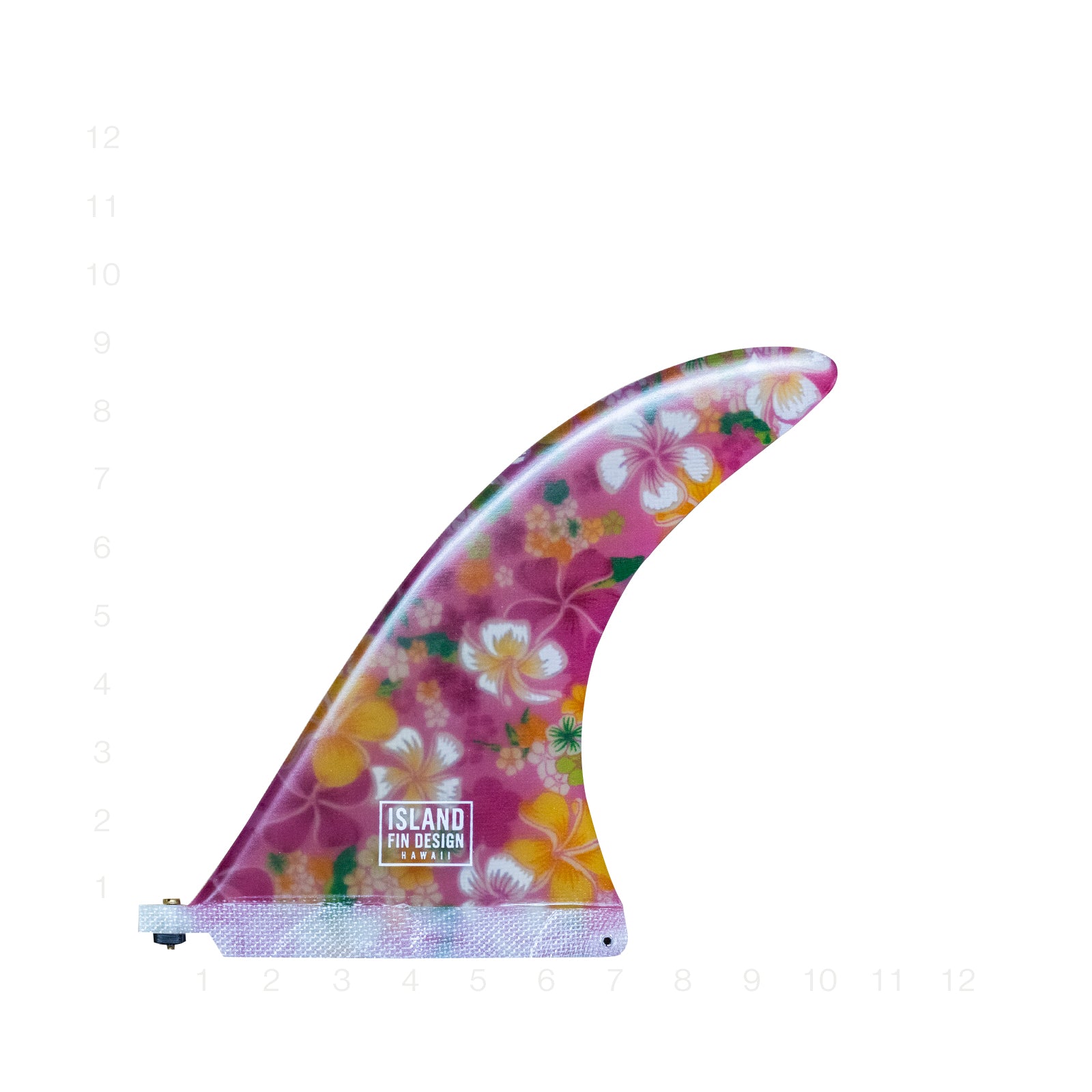 ISLAND FIN DESIGN ISLANDER PINK VINTAGE 9"