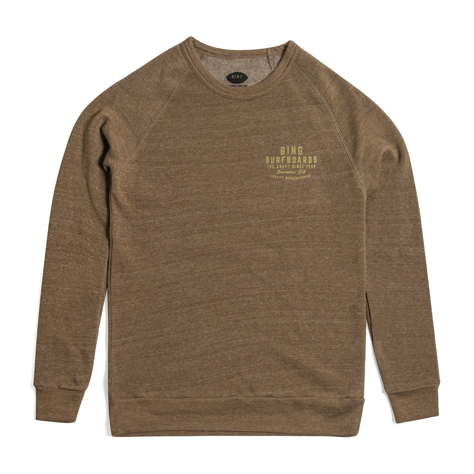 QUALITY MANUFACTURING Premium Crew Sweatshirt - Dark Olive
