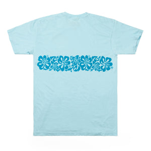 FLORAL BAND Premium Classic S/S T-Shirt - Chambray