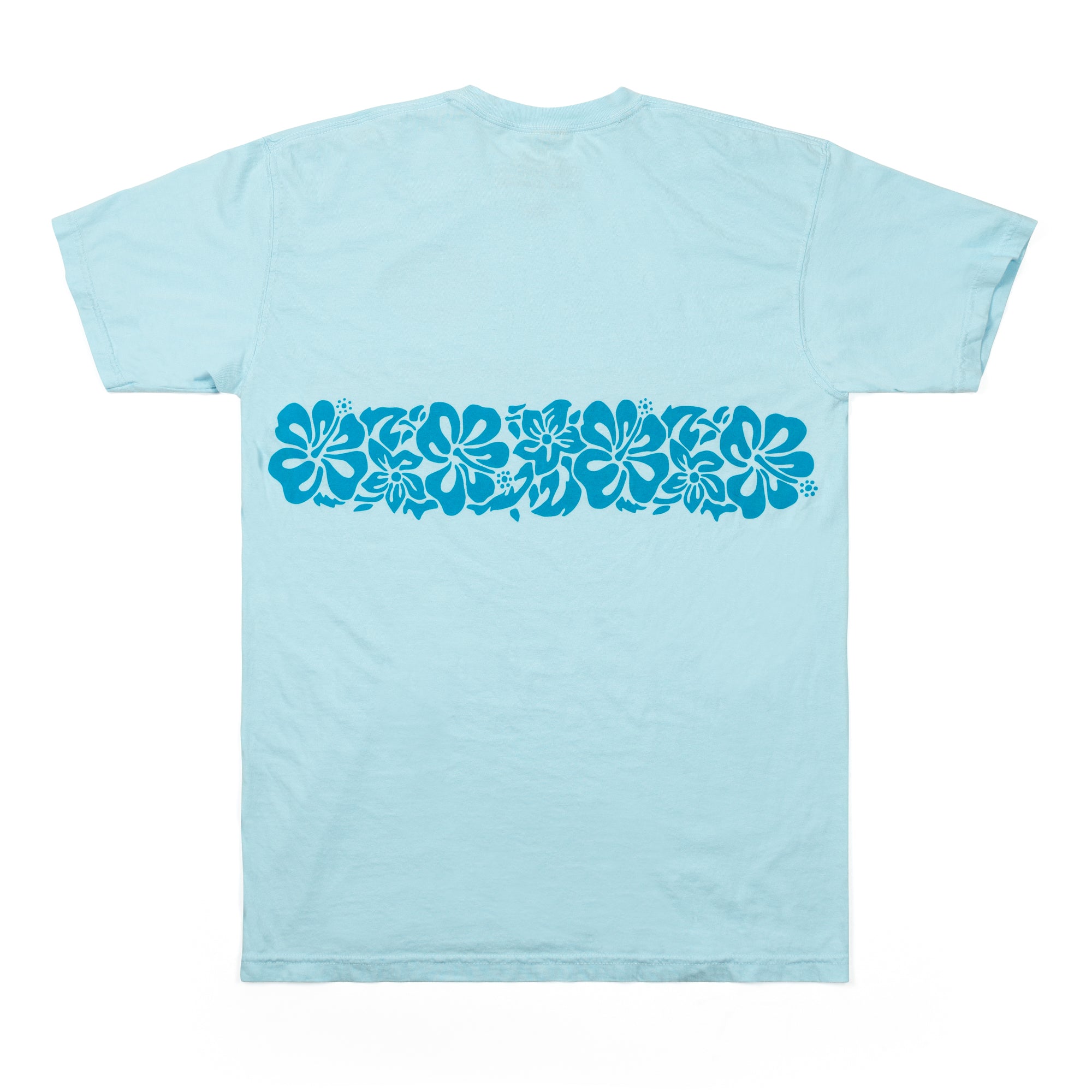 FLORAL BAND Premium Classic S/S T-Shirt - Chambray