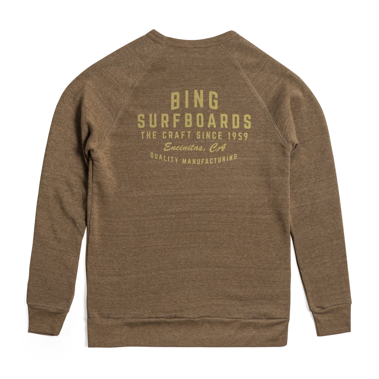 QUALITY MANUFACTURING Premium Crew Sweatshirt - Dark Olive