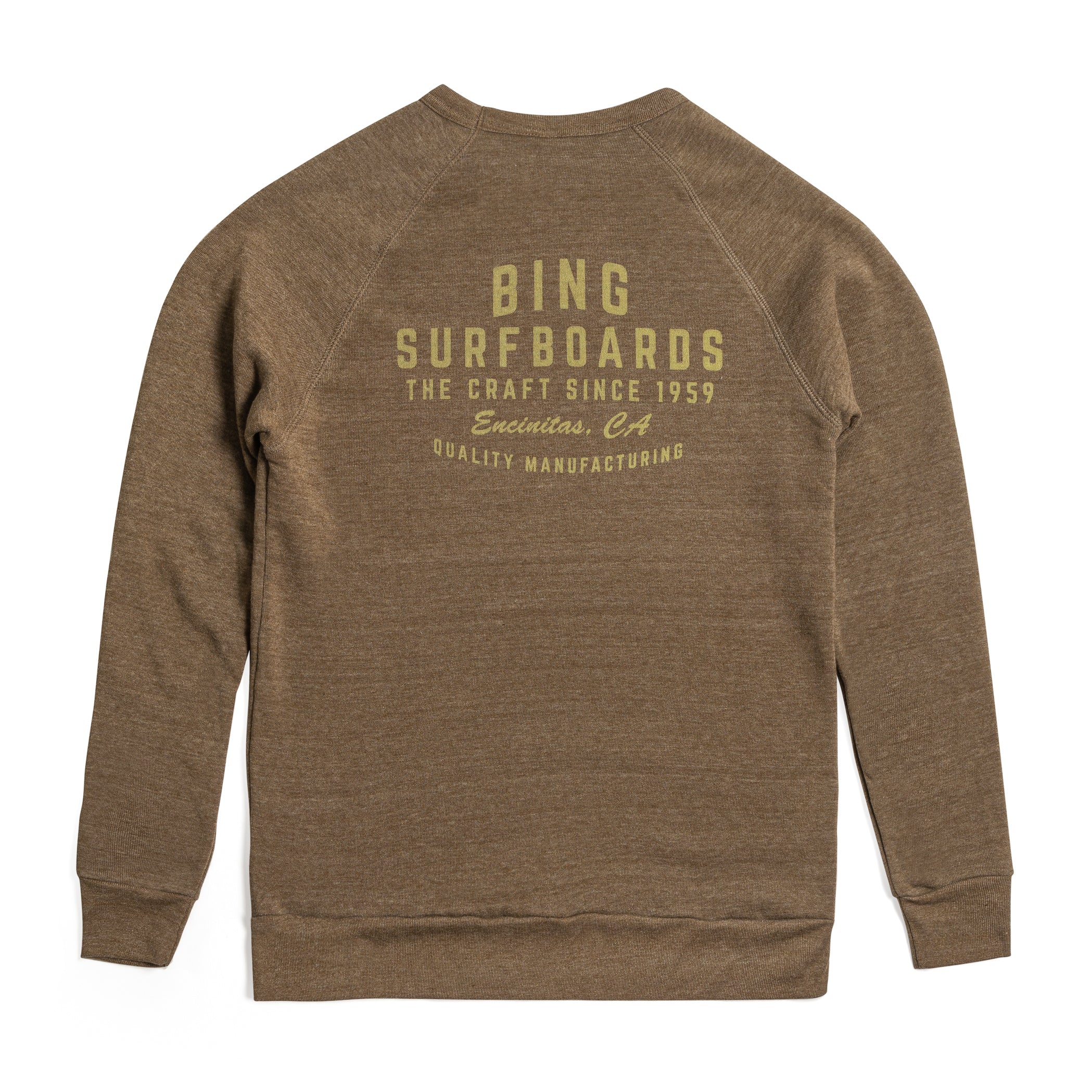 QUALITY MANUFACTURING Premium Crew Sweatshirt - Dark Olive