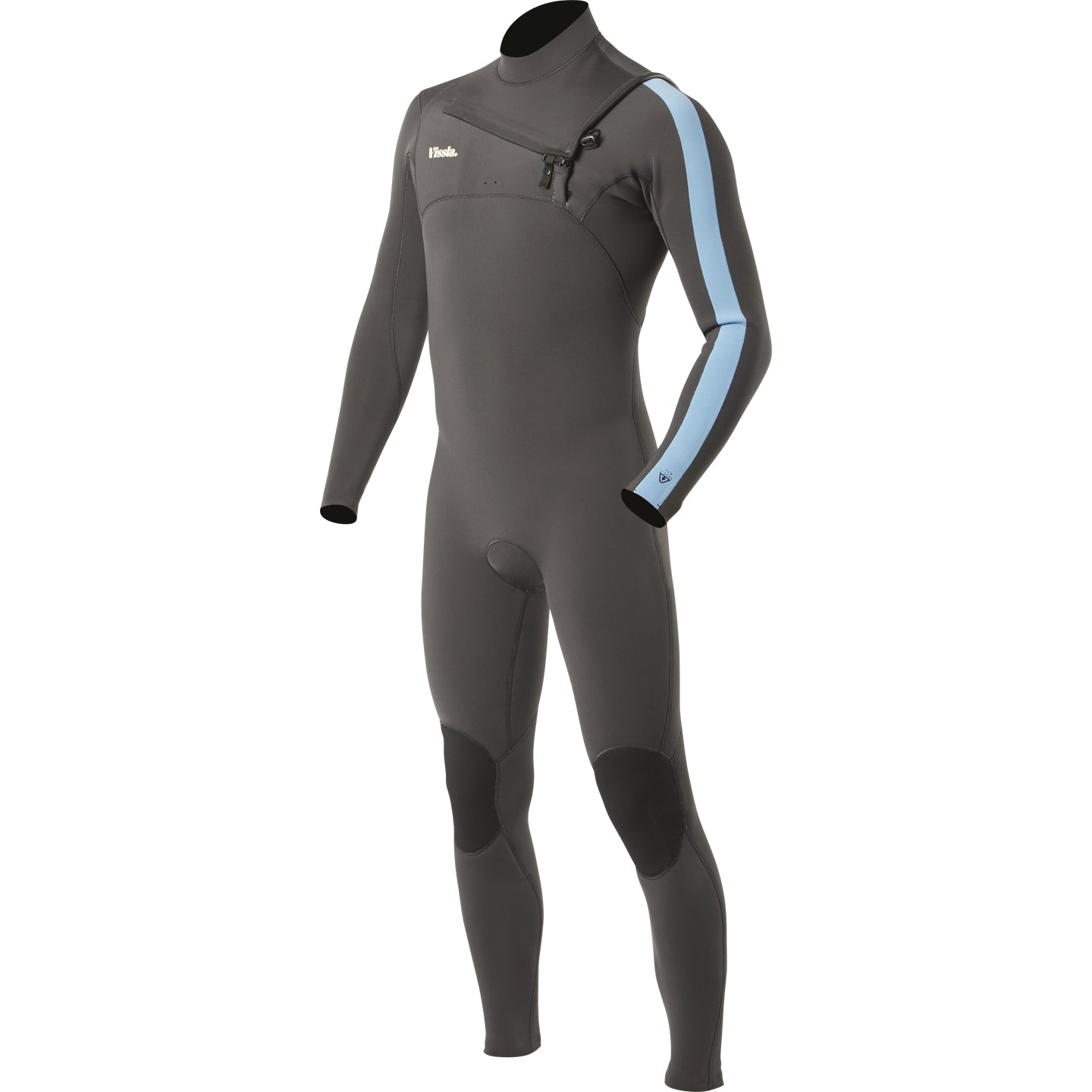 7 SEAS GADOO CHEST-ZIP FULLSUIT CHARCOAL 3/2